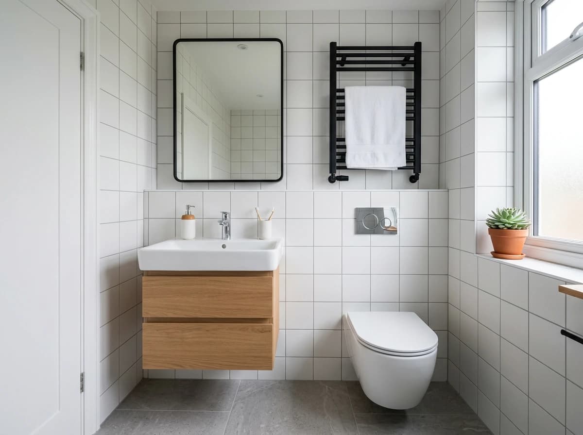 Санузел после косметического ремонта